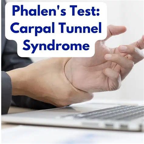 carpal compression test physiopedia|what is a positive phalen test.